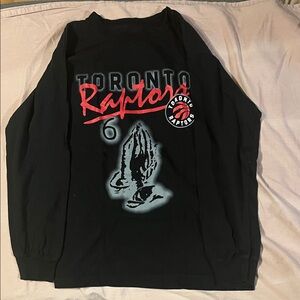 Toronto x Drake Limited Edition Raptors Black Long Sleeve Shirt